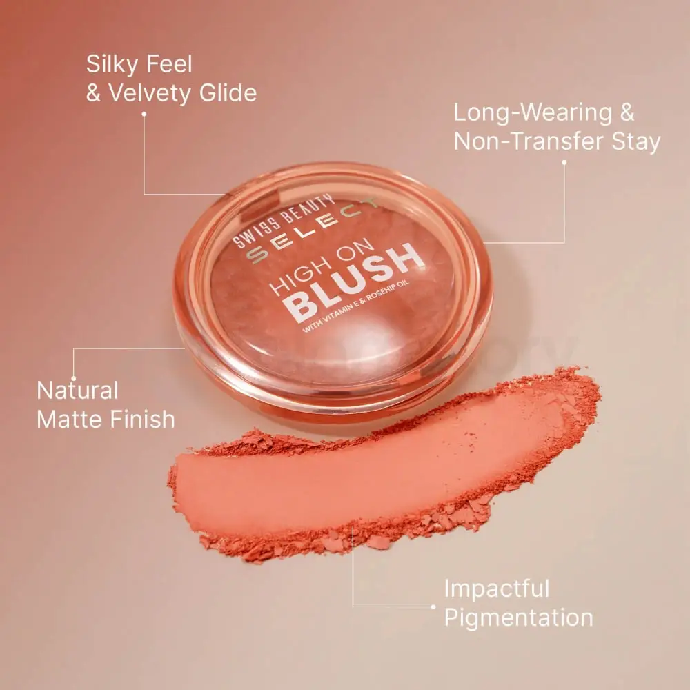 Swiss Beauty Select High On Blush 02 Soft Pink thumbnail 3