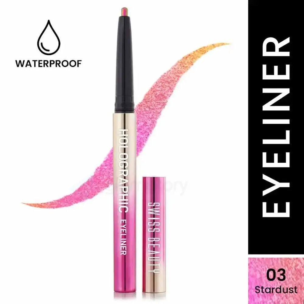 Swiss Beauty Holographic Waterproof Eyeliner 03 Stardust thumbnail 3