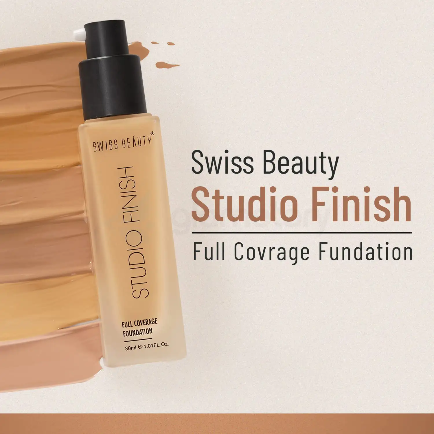 Swiss Beauty Studio Finish Foundation 01 Ivory Rose