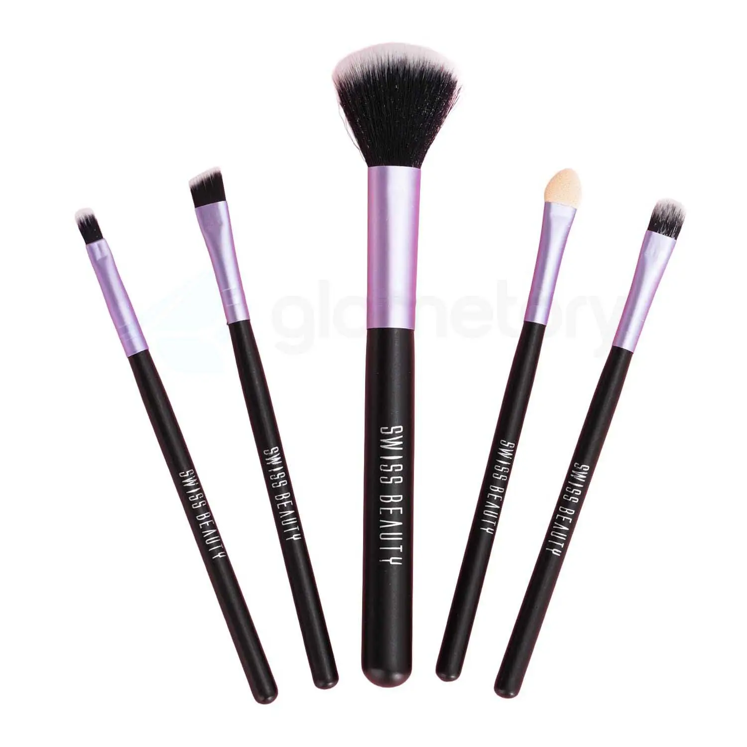 Swiss Beauty 5 Pcs Makeup Brush Purple 03 thumbnail 3