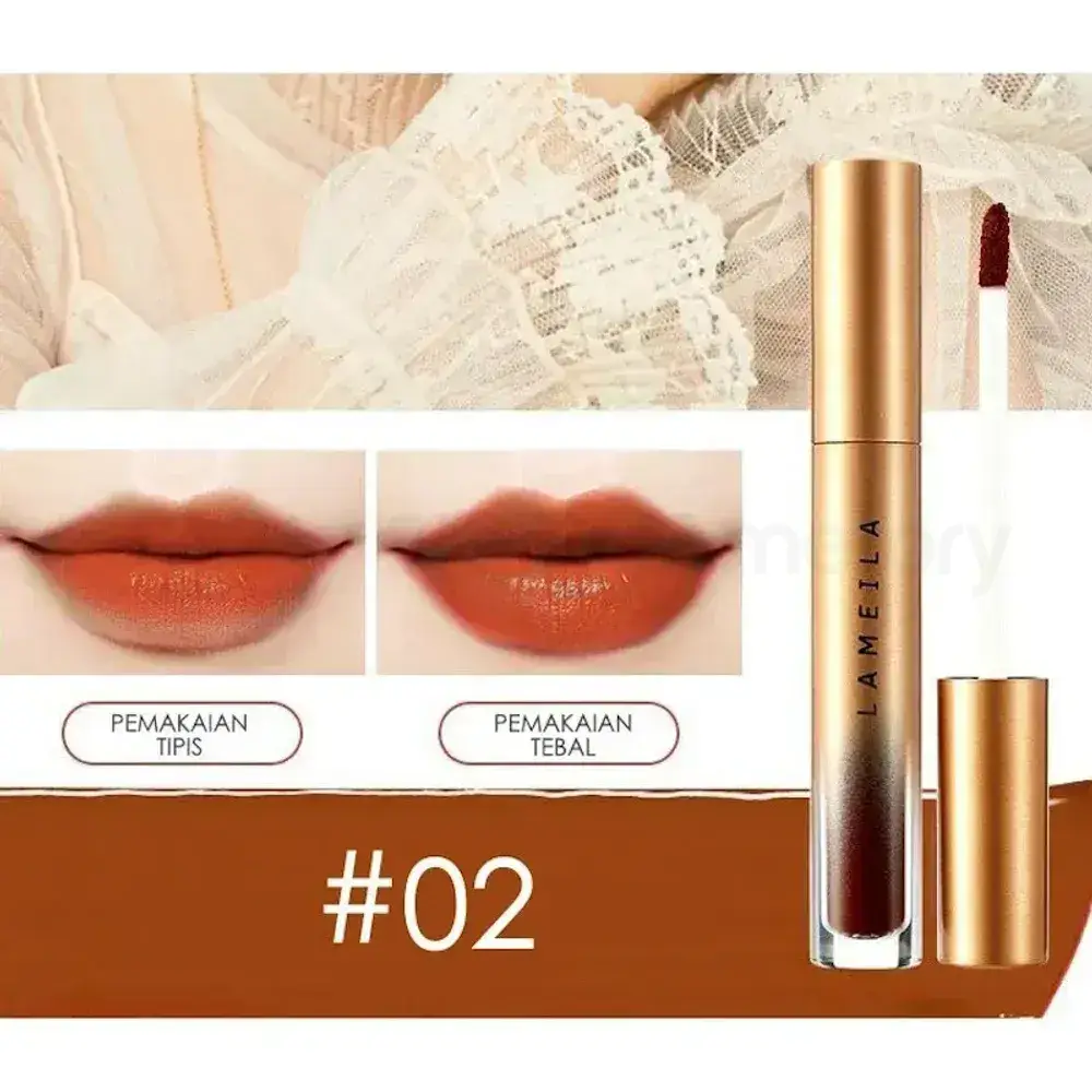 Lameila Velvet Lip Glaze Liquid Lipstick-02