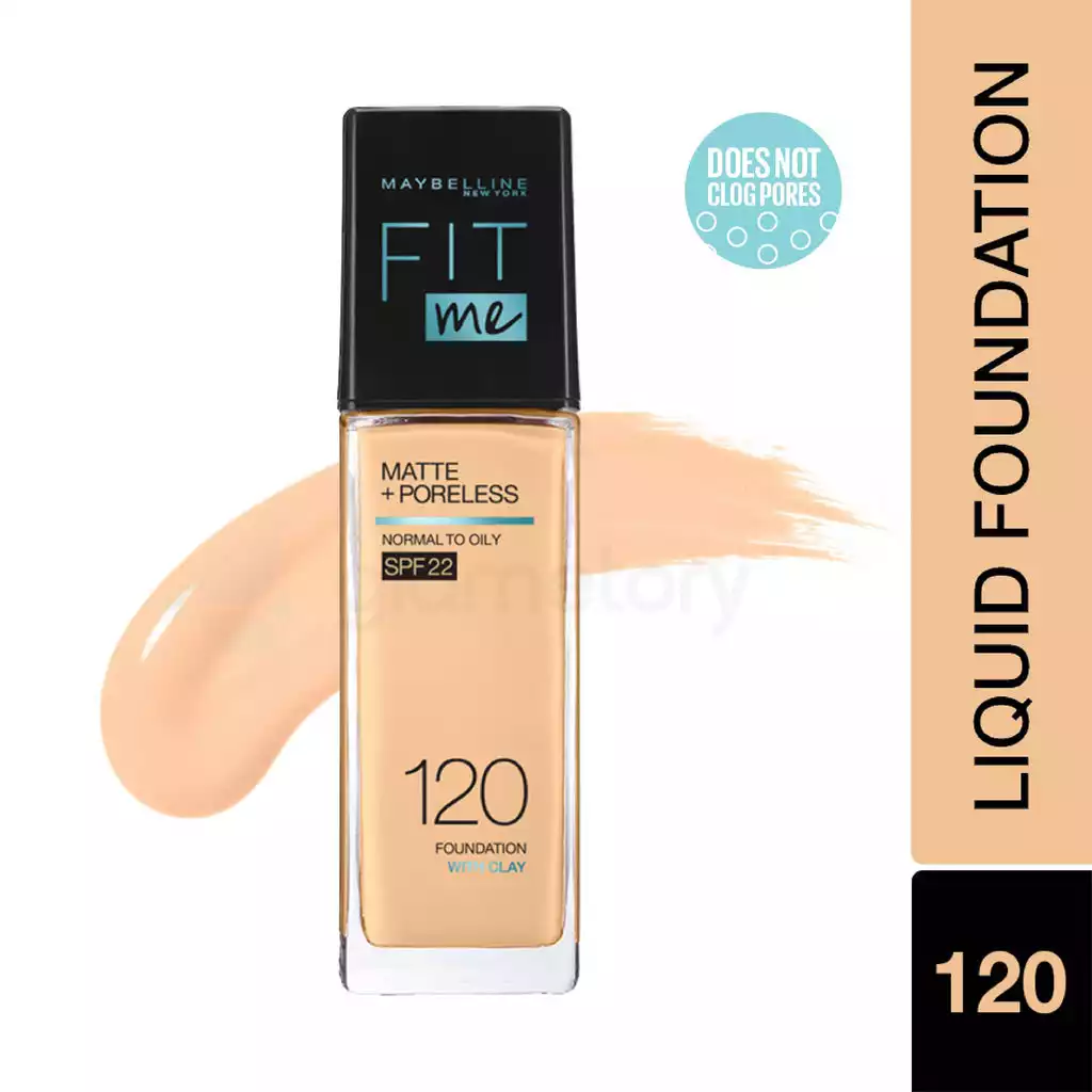 Maybelline Fit Me Matte & Poreless 16H Foundation Shade-120