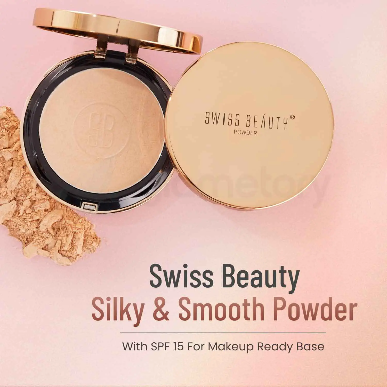 Swiss Beauty Silky & Smooth Compact Powder 02 Natural thumbnail 3