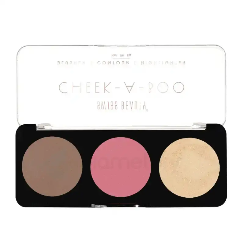 Swiss Beauty Cheek-A-Boo 3 in 1 Face Palette 03