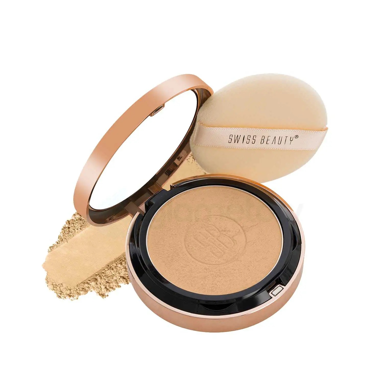 Swiss Beauty Silky & Smooth Compact Powder 04 Natural Beige