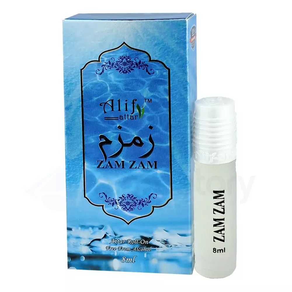 Alif Zam Zam Roll On Attar-8ml