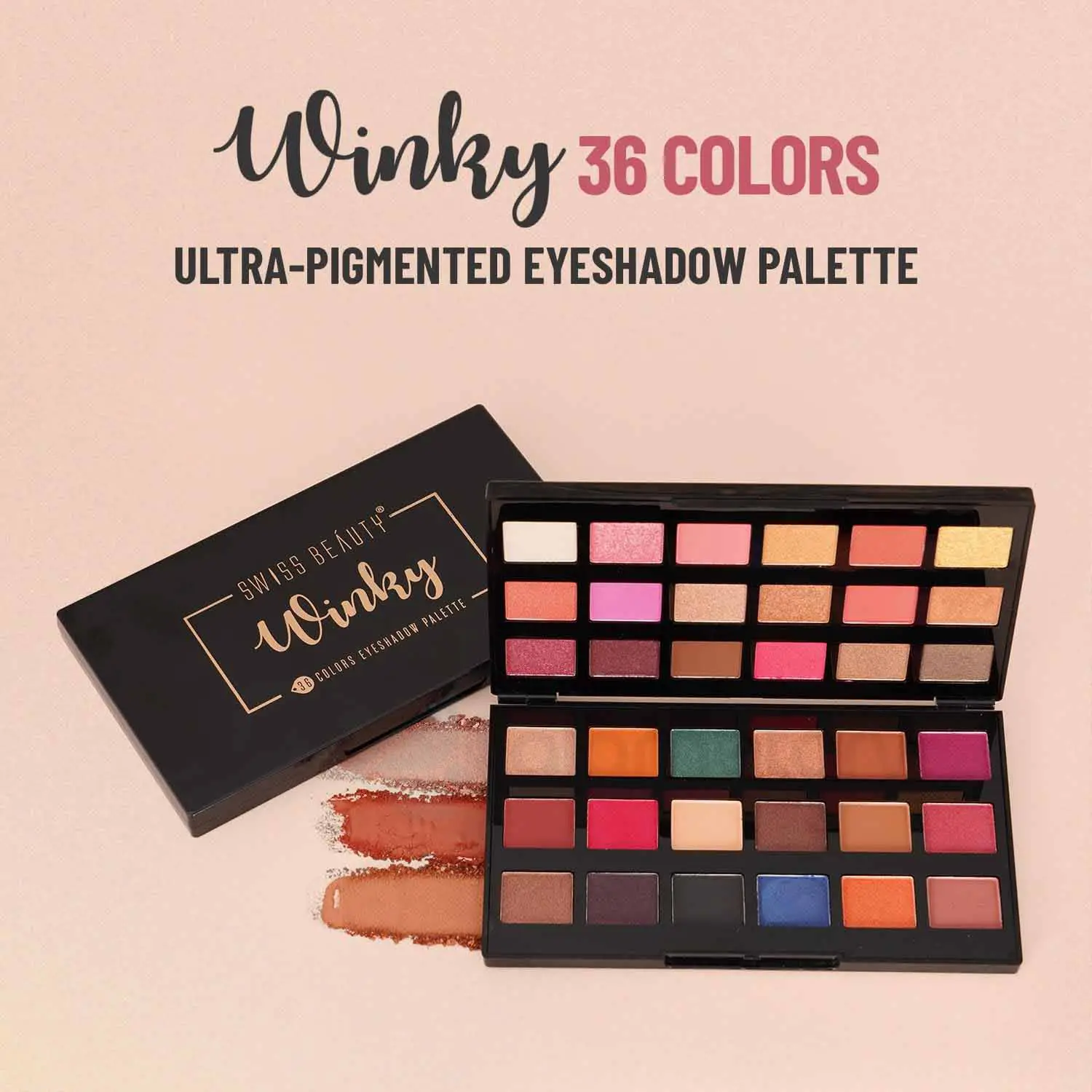 Swiss Beauty Eyeshadow Palette 36 Color Shade 02