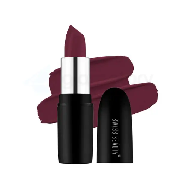 Swiss Beauty Pure Matte Lipstick-230 Brandy Harrington