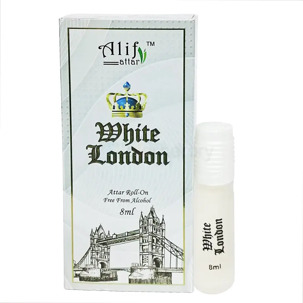 Alif White London Roll On Attar-8ml