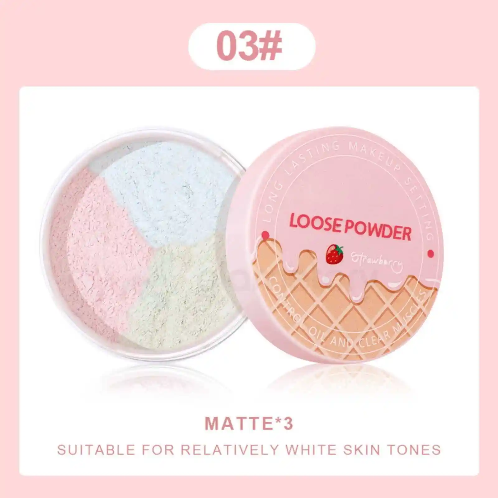 Dragon Ranee 3 in 1 Loose Powder Shade 03