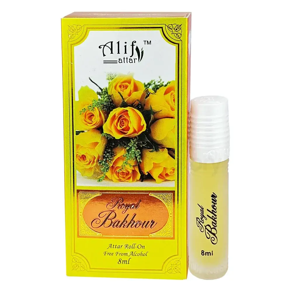 Alif Royal Bakhour Roll On Attar-8ml