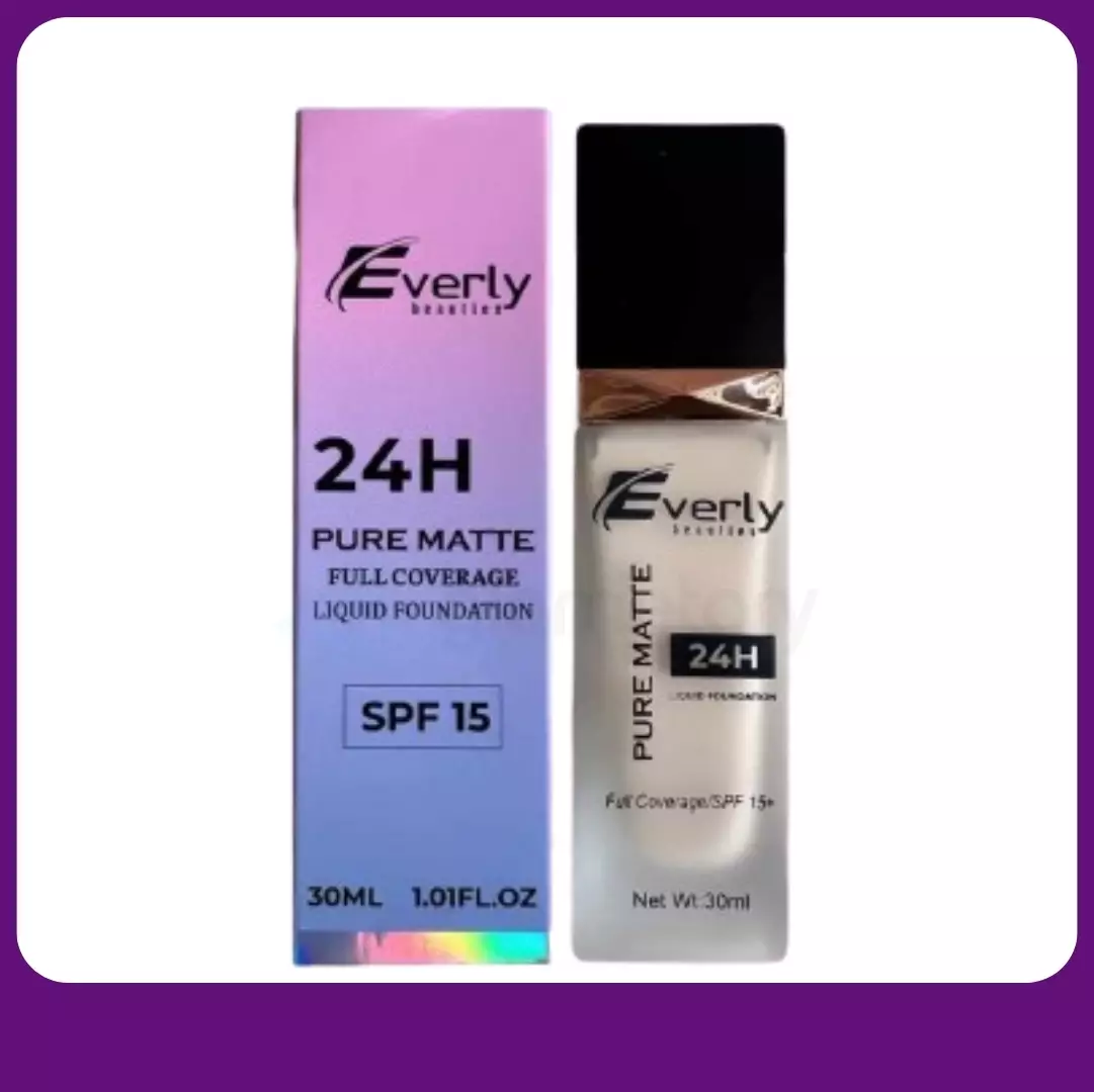 Everly Beauties Perfect Skin Glow Foundation SPF-15 Honey