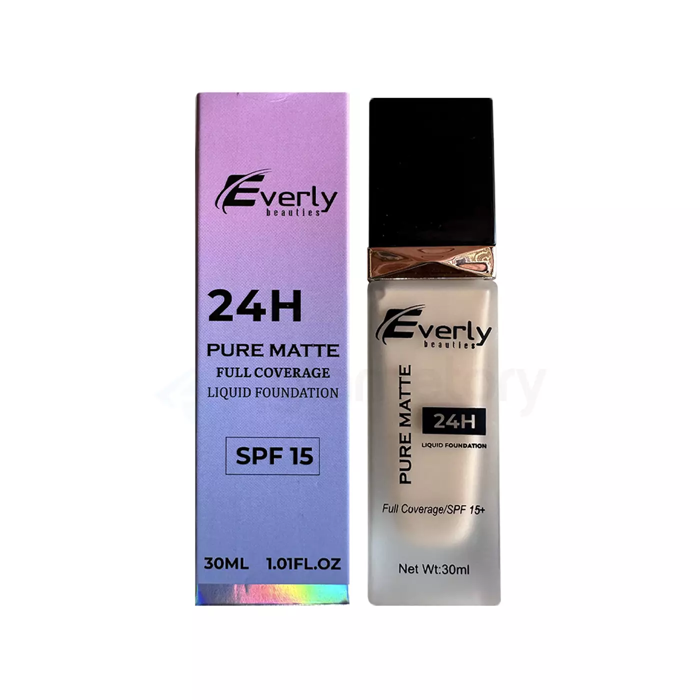 Everly Beauties Perfect Skin Glow Foundation SPF-15 Warm Beige