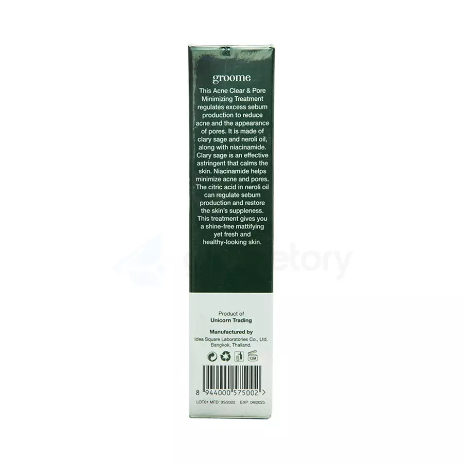 Groome Acne Clear & Pore Minimizing Treatment-15ml thumbnail 3