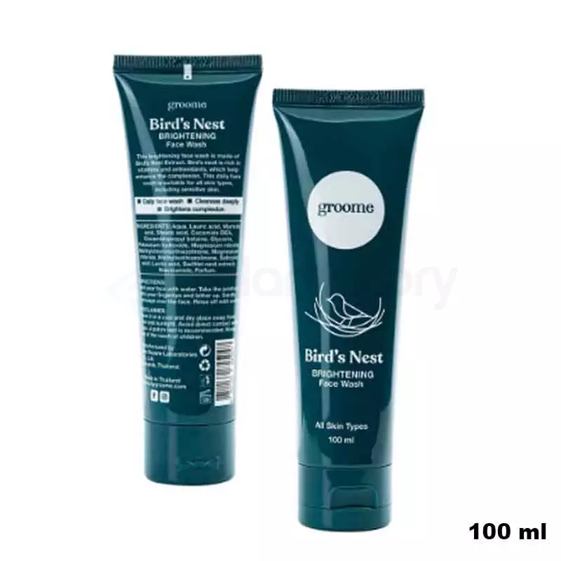 Groome Bird's Nest Brightening Face Wash-100ml thumbnail 3
