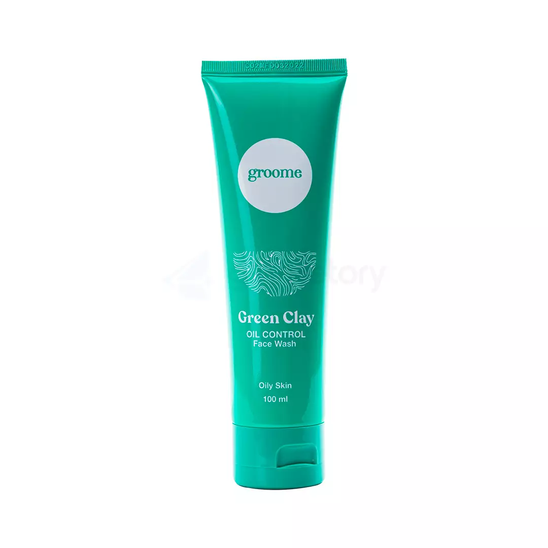 Groome Green Clay Oil Control Oily Skin Face Wash-100ml
