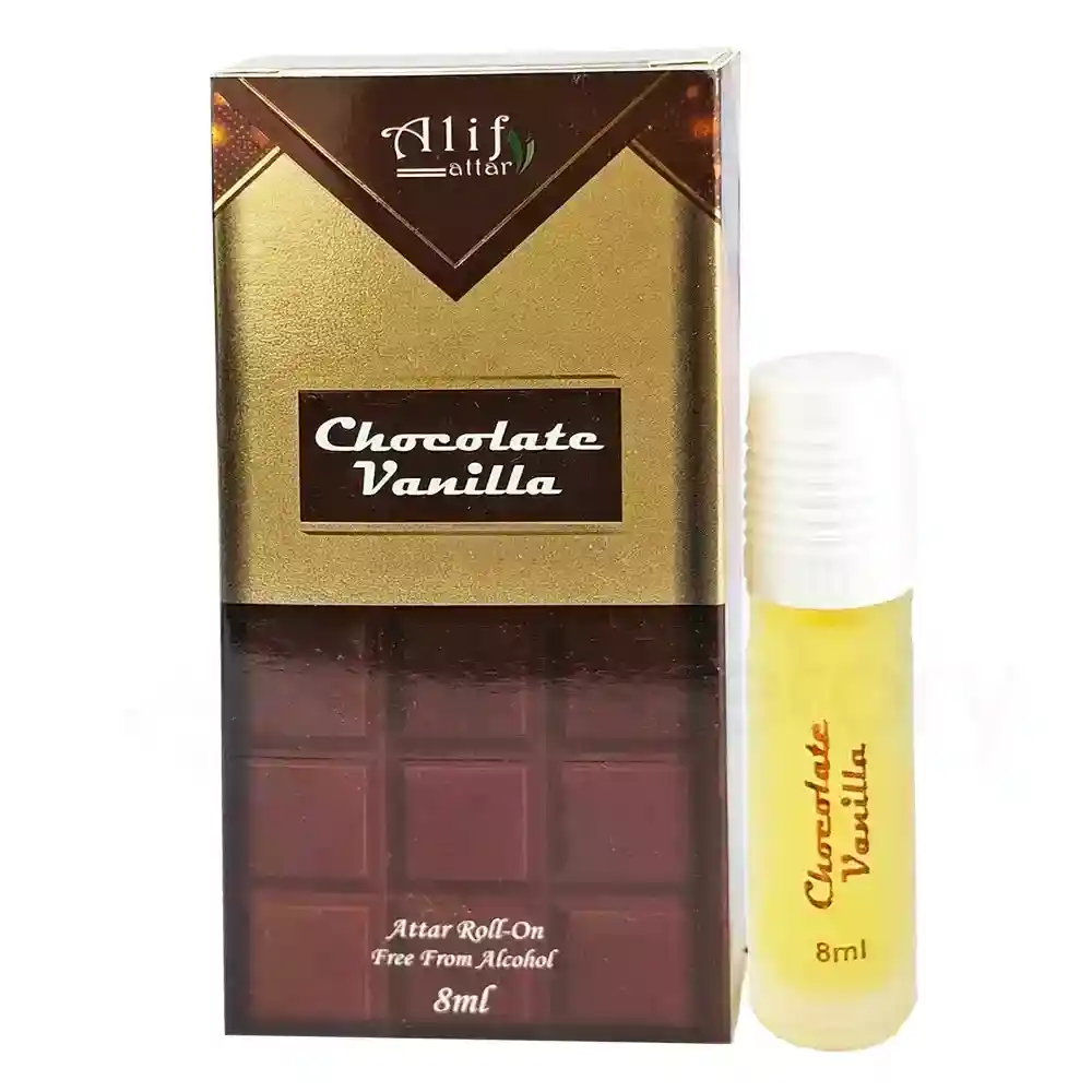 Alif Chocolate Vanilla Roll On Attar-8ml