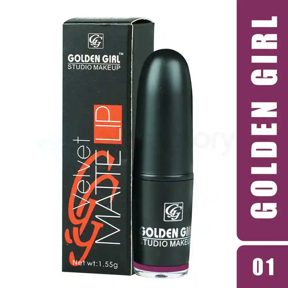 Golden Girl Studio Makeup Lipstick 01 Velvet Matte