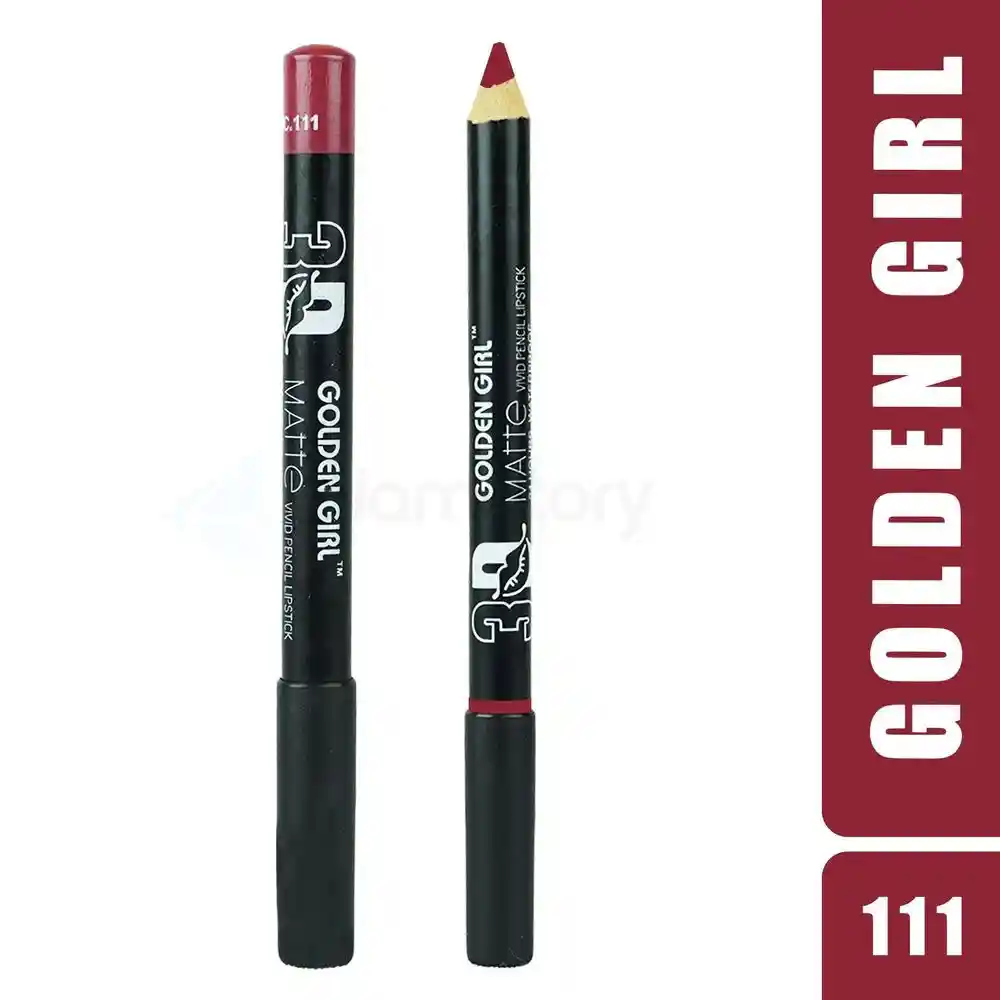 Golden Girl Matte Vivid 111 Pencil Lipstick