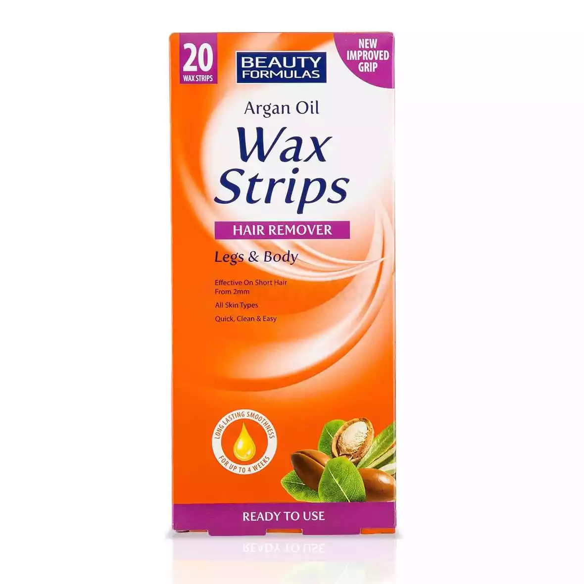 Beauty Formulas Argan Oil Wax Strips Hair Remover-20pcs