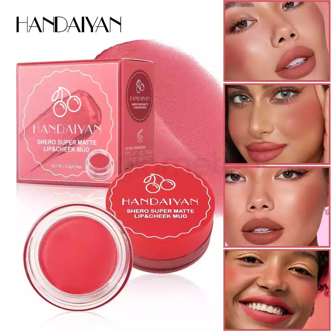 Handaiyan Shero Super Matte Lip & Cheek Mud-03 Chestnut Nude