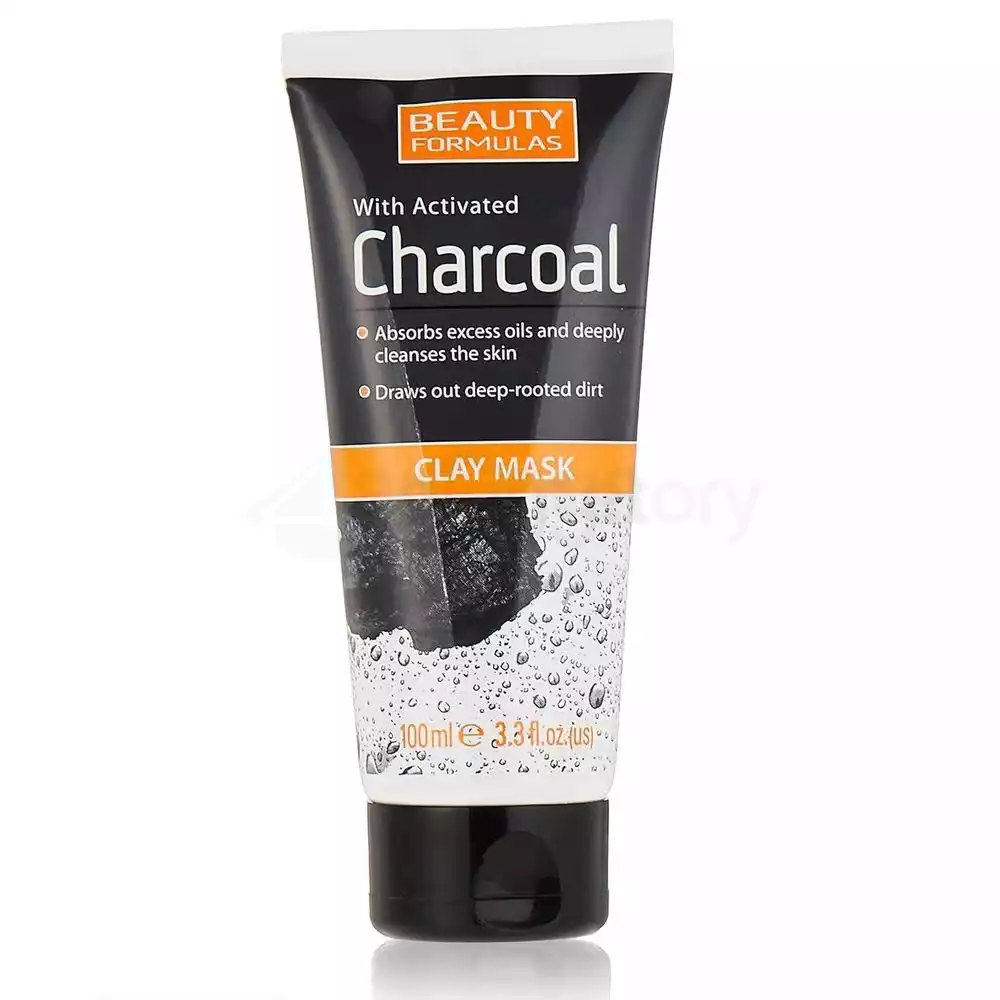 Beauty Formulas Charcoal Clay Mask-100ml