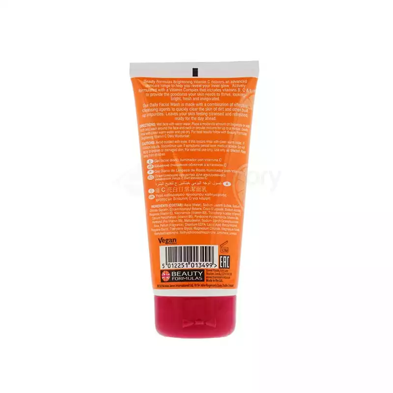 Beauty Formulas Brightening Vitamin C Daily Face Wash-150ml