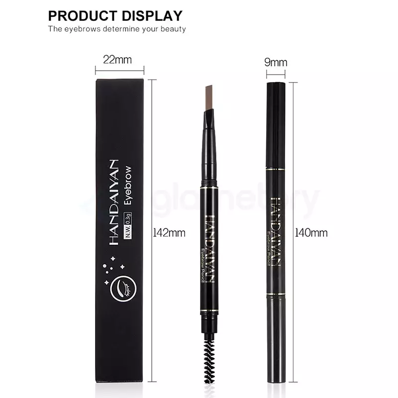 Handaiyan Natural Double Eyebrow Pen-03 Brown