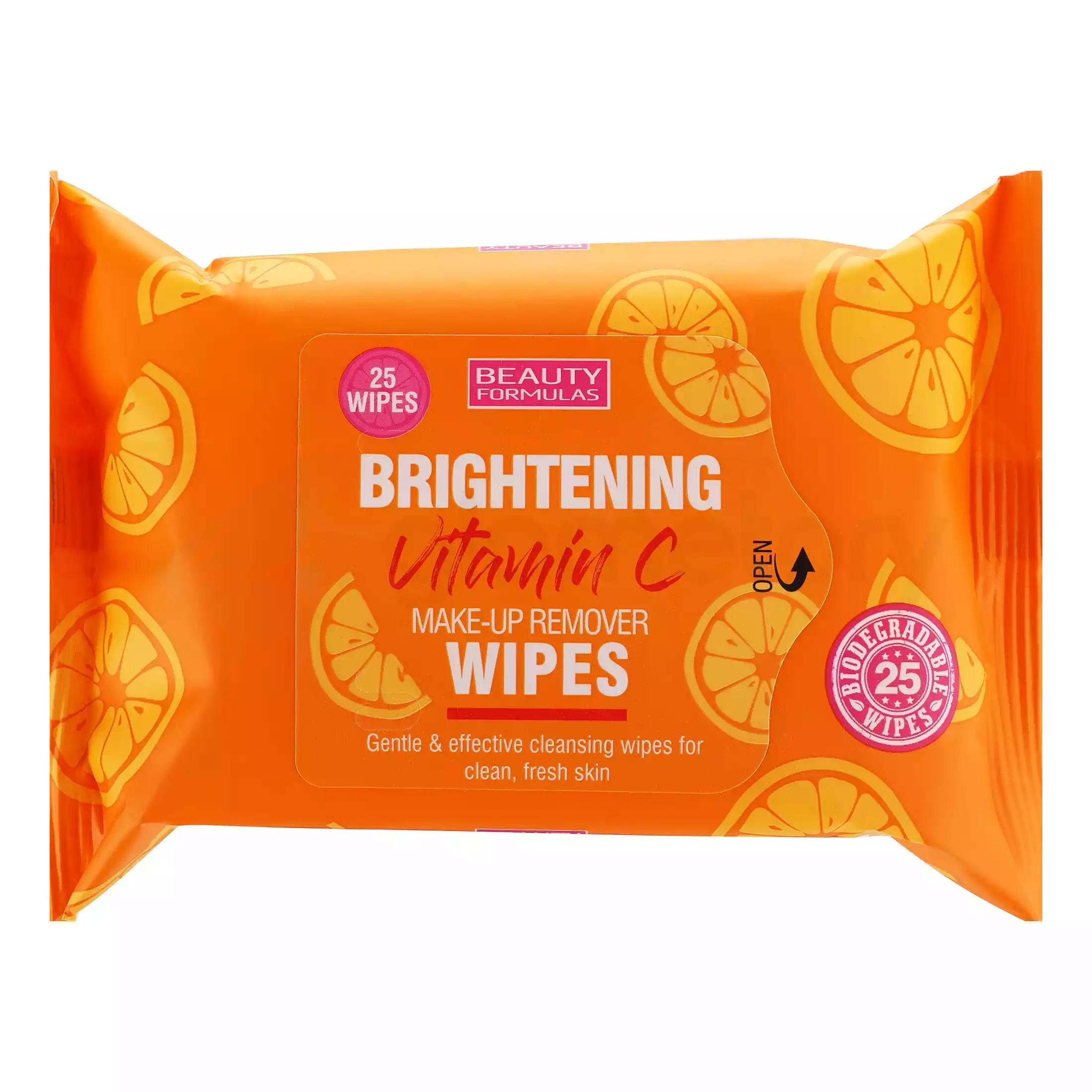 Beauty Formulas Brightening Vitamin C Makeup Remover Wipes