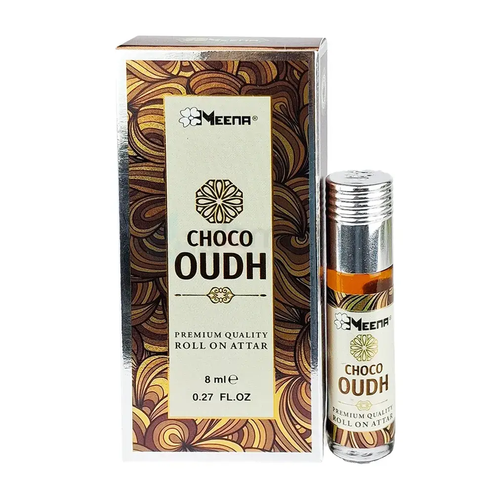 Meena Choco Oudh Roll On Attar-8ml