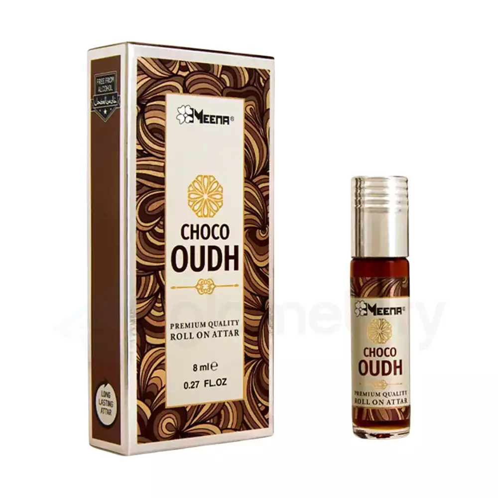 Meena Choco Oudh Roll On Attar-8ml