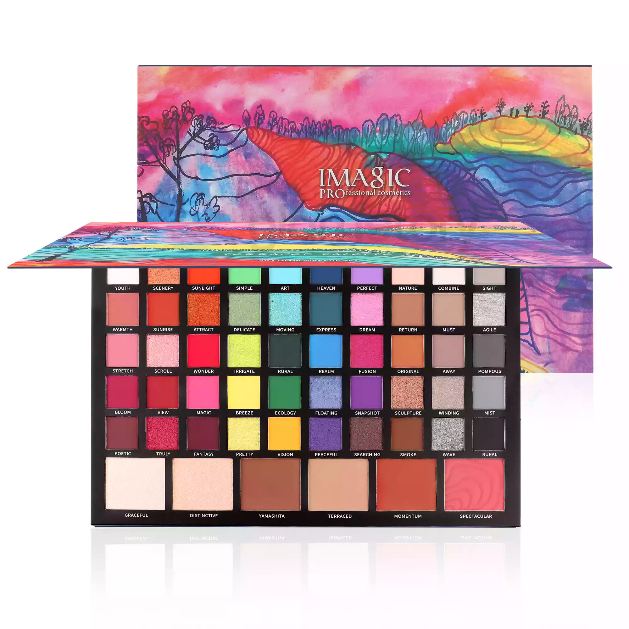 Imagic 56 Color All in One Terraced Palette