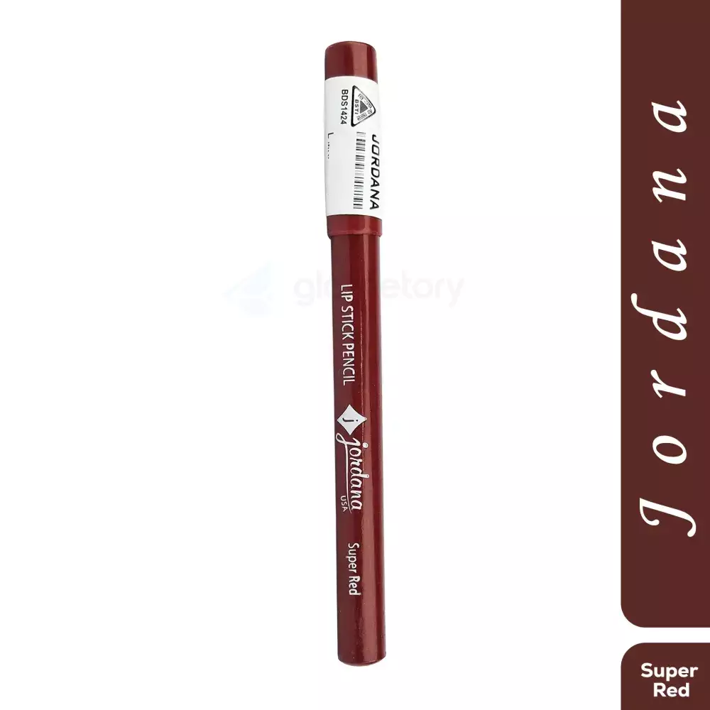 Jordana Lipstick Pencil Bold Shade-Super Red