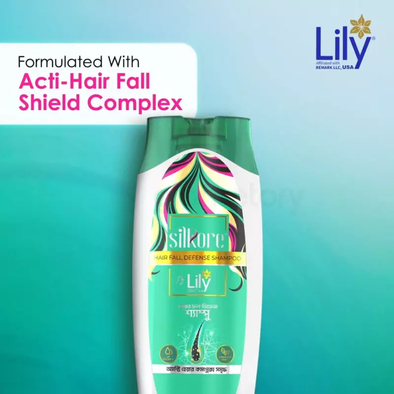 Lily Silkore Hair Fall Defense Shampoo-90ml thumbnail 3