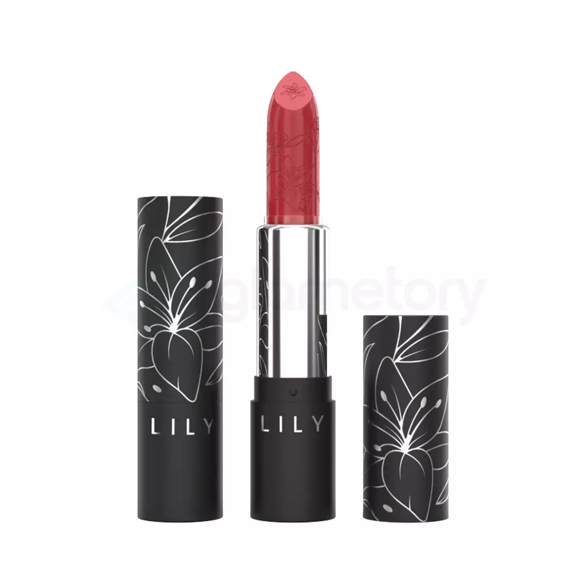 Lily Satin Lipstick 005-Hot Shot