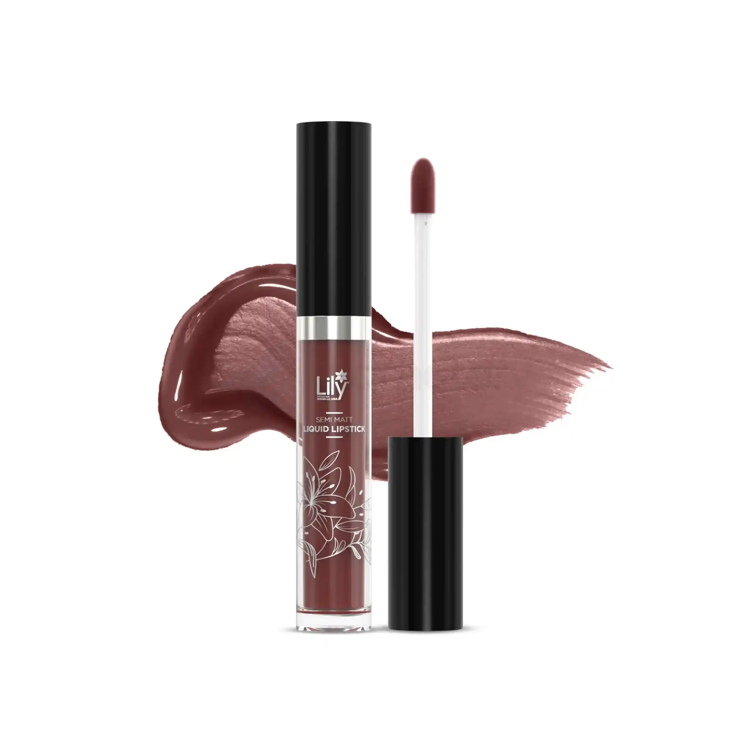 Lily Semi Matt Liquid Lipstick 104-Nina