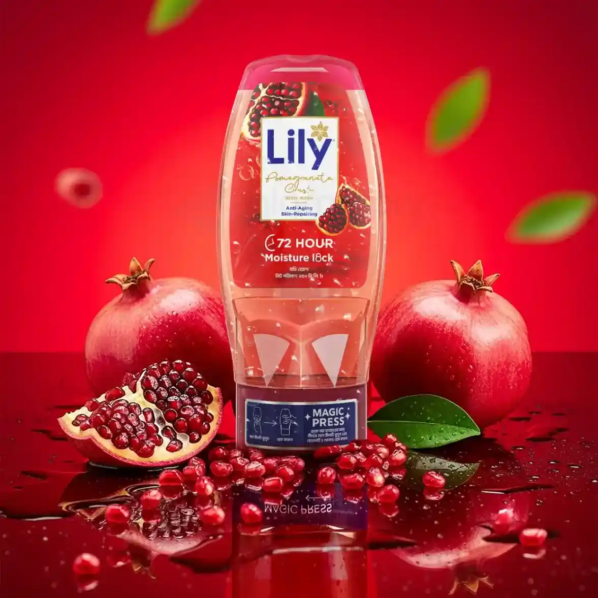 Lily Pomegranate Crush Body Wash-250ml thumbnail 3