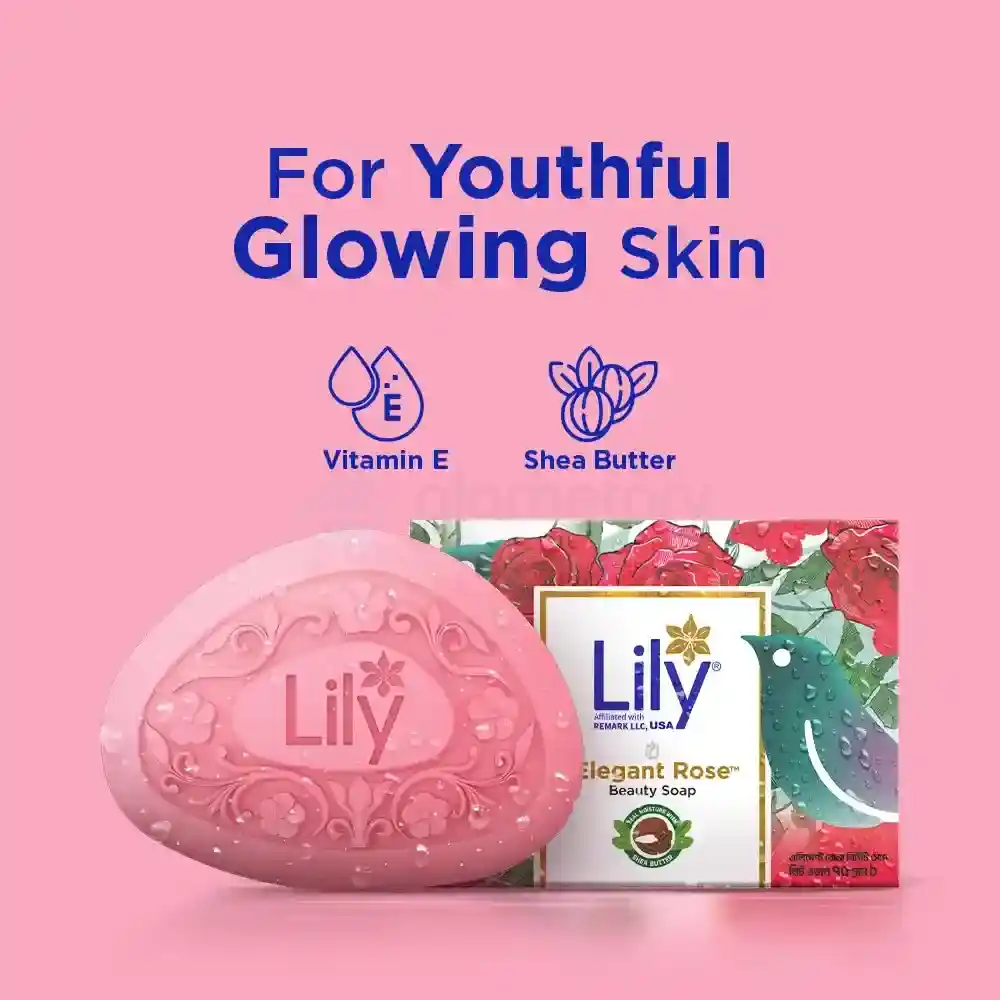 Lily Elegant Rose Beauty Soap-75g thumbnail 5