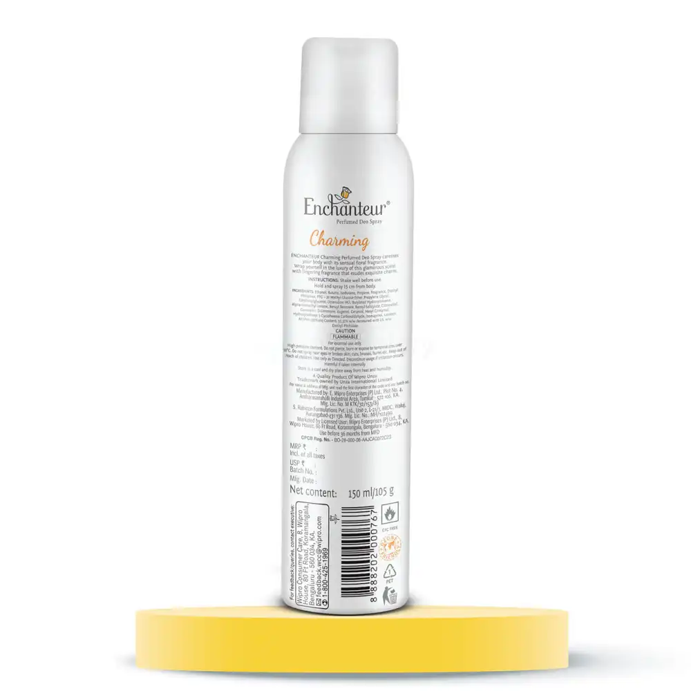 Enchanteur Charming Perfumed Deo Spray-150ml