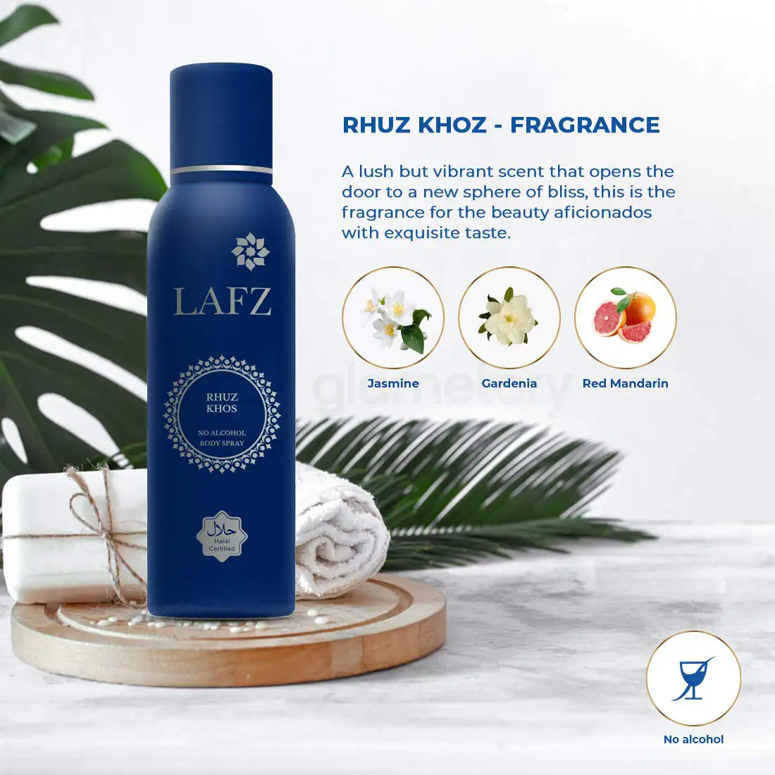 Lafz Rhuz Khos Men's Body Spray-160ml thumbnail 3