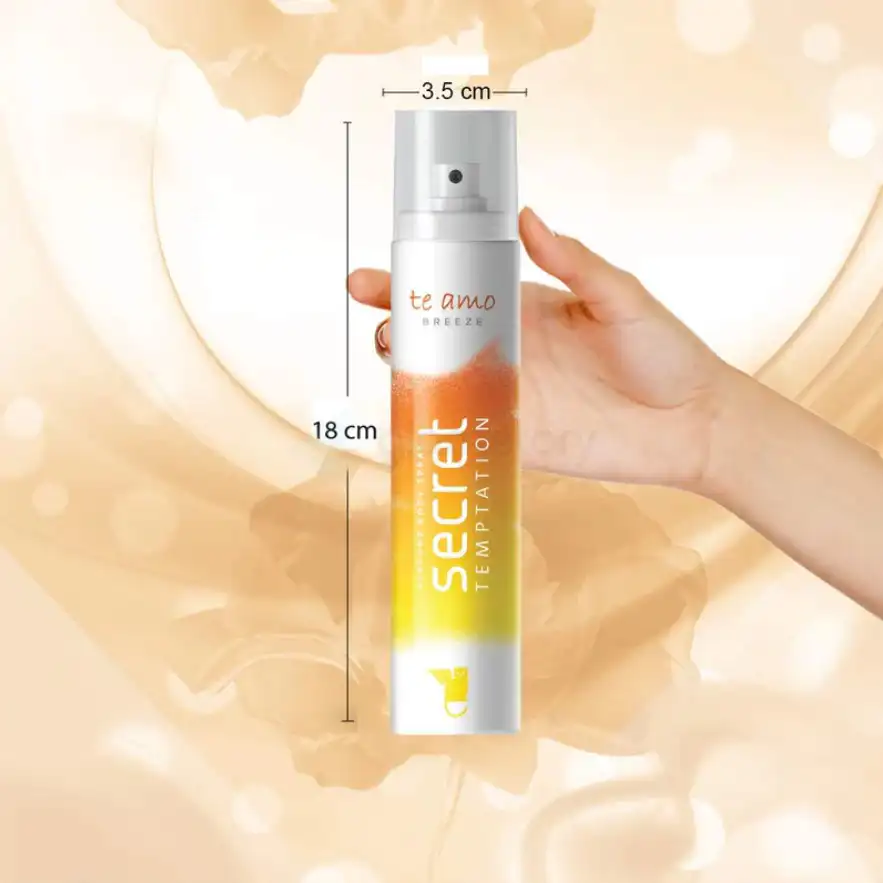 Secret Temptation Te Amo No Gas Long Lasting Breeze Body Spray For Women-120ml thumbnail 3
