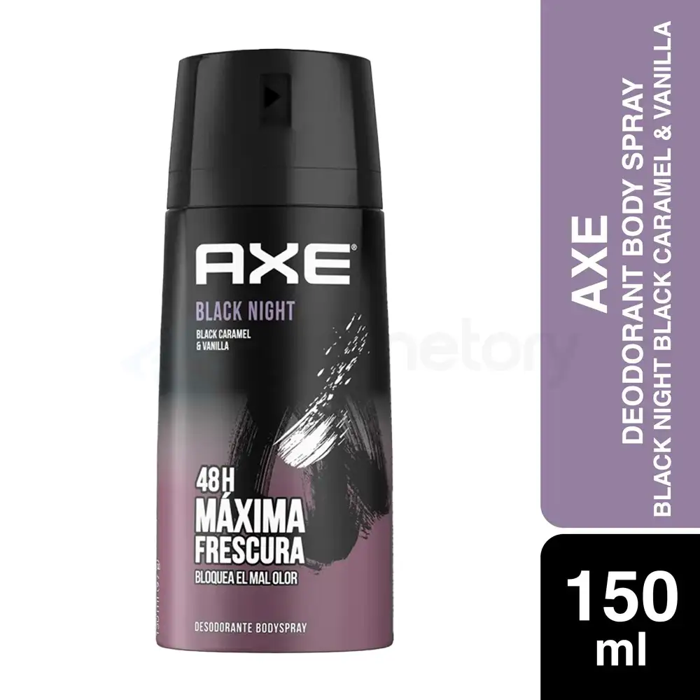 Axe Black Night Black Caramel & Vanilla Deodorant Body Spray-150ml