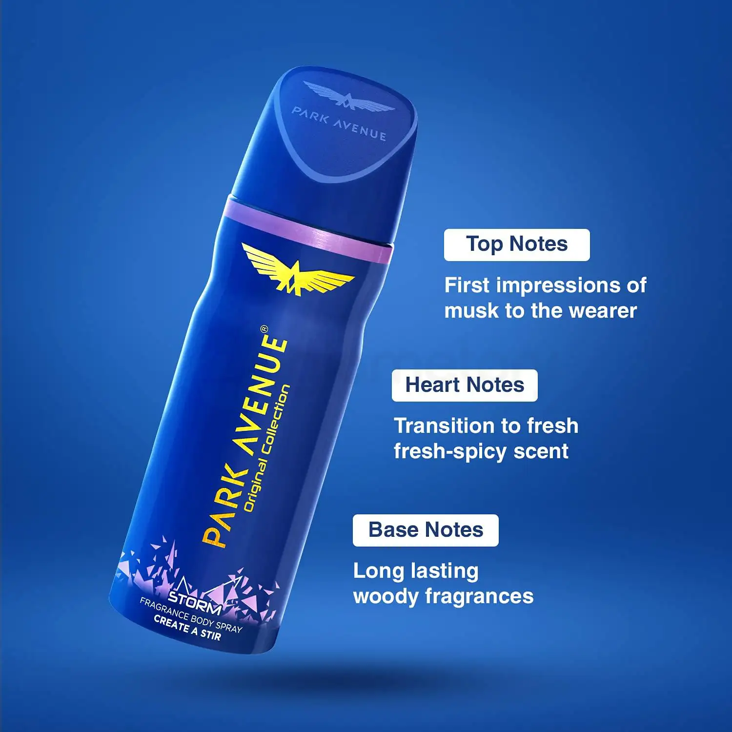 Park Avenue Storm Fragrance Body Spray for Men-150ml thumbnail 3