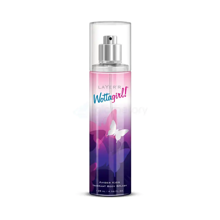 Layer'r Wottagirl Amber Kiss Fragrant Body Splash-135ml