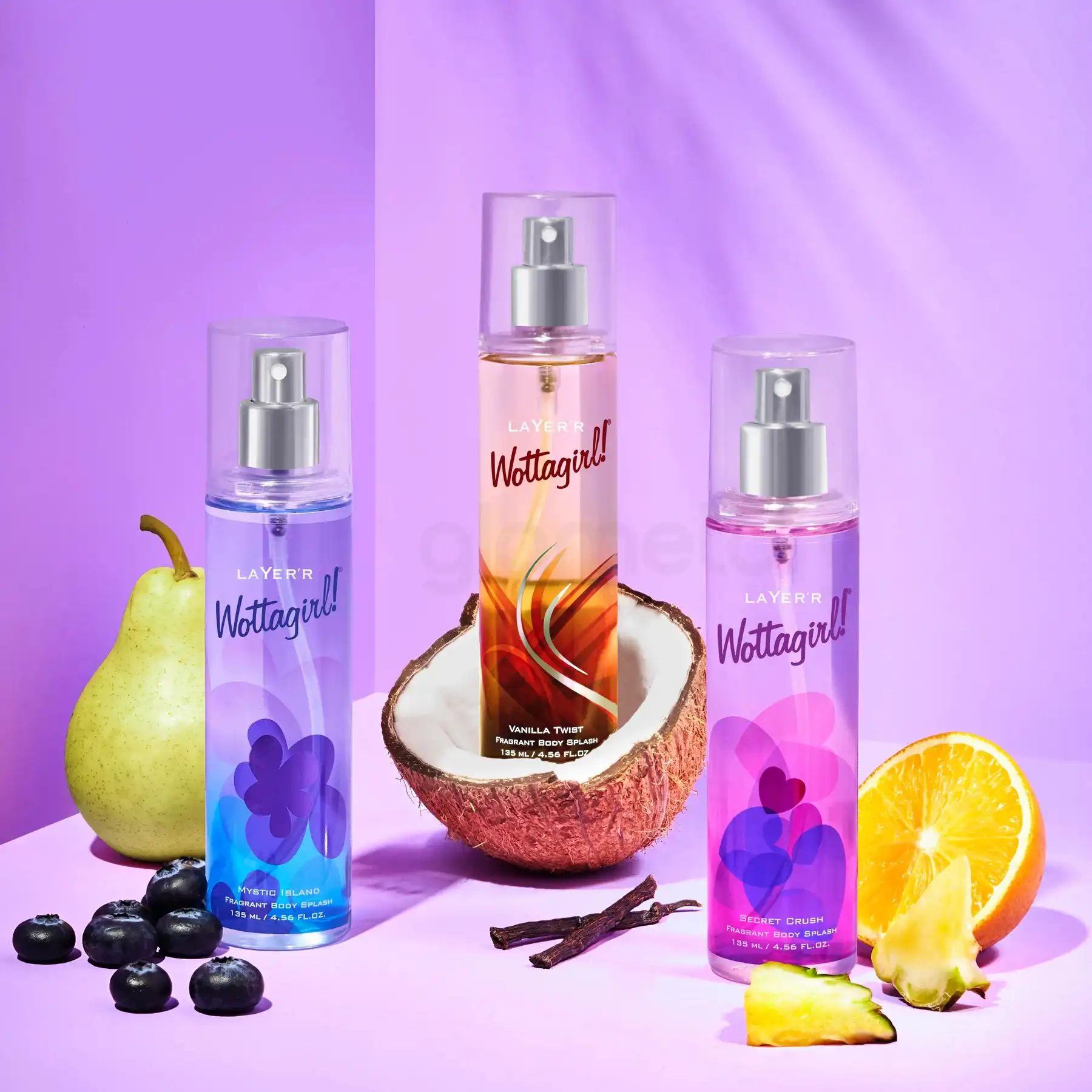Layer'r Wottagirl Amber Kiss Fragrant Body Splash-135ml thumbnail 5