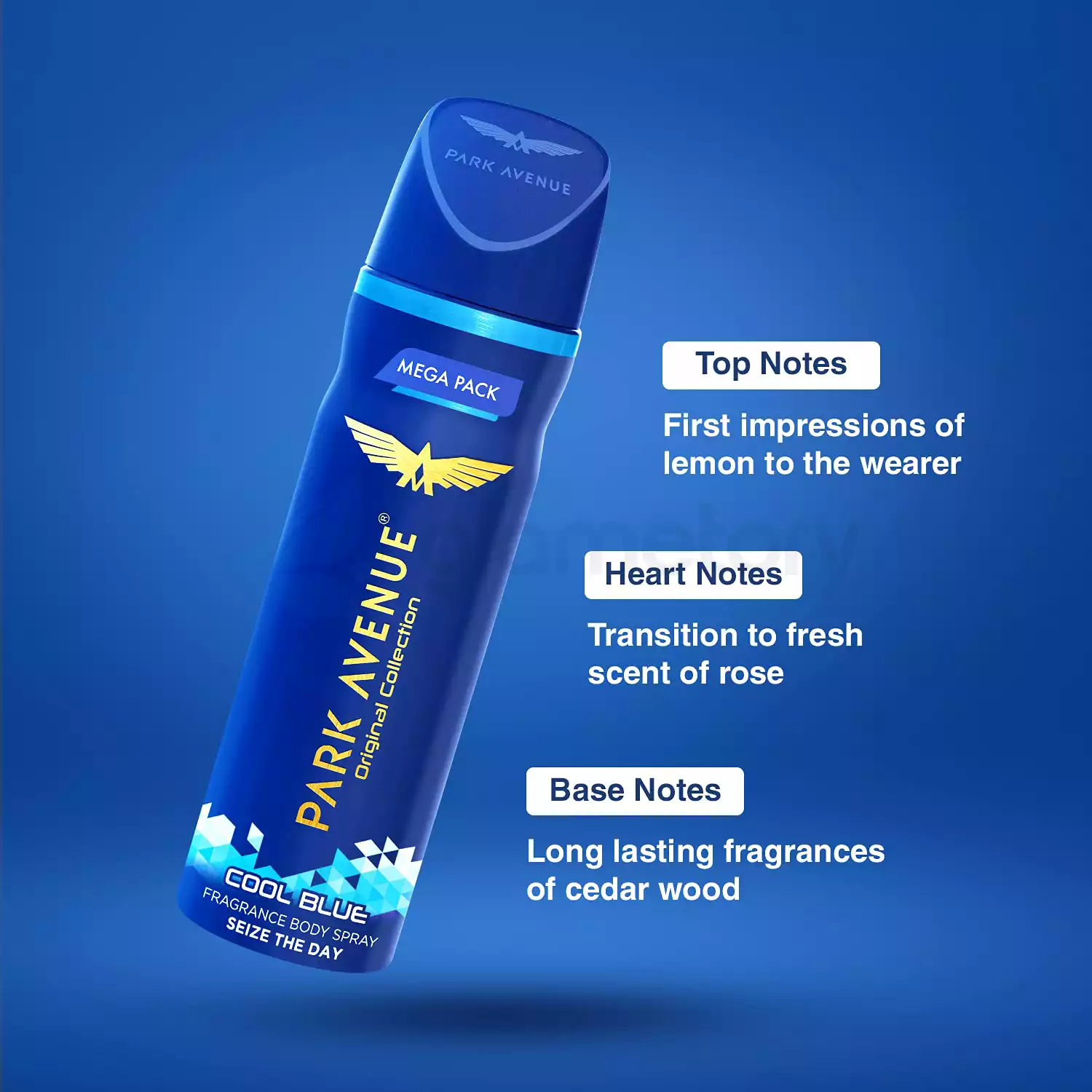 Park Avenue Cool Blue Fragrance Body Spray For Men-150ml thumbnail 3