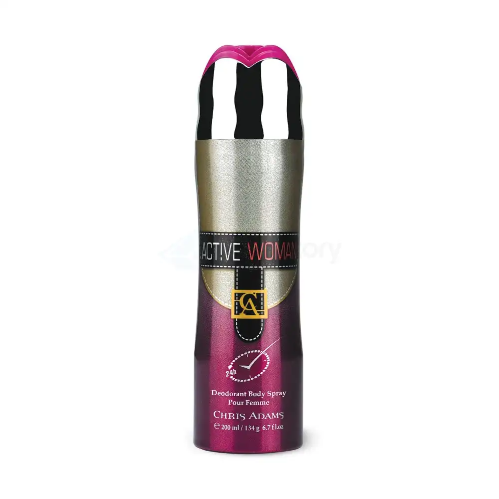 Chris Adams Active Woman Deodorant Body Spray-200ml