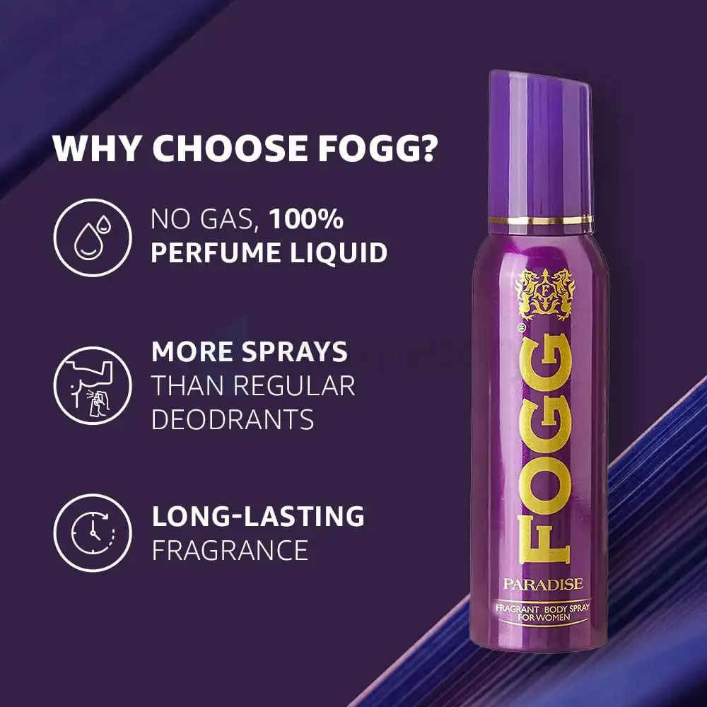 Fogg Paradise Fragrant Body Spray for Women-120ml