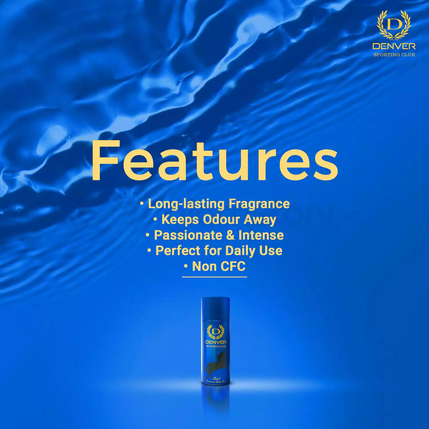 Denver Sporting Club Deodorant Body Spray Goal-165ml thumbnail 6