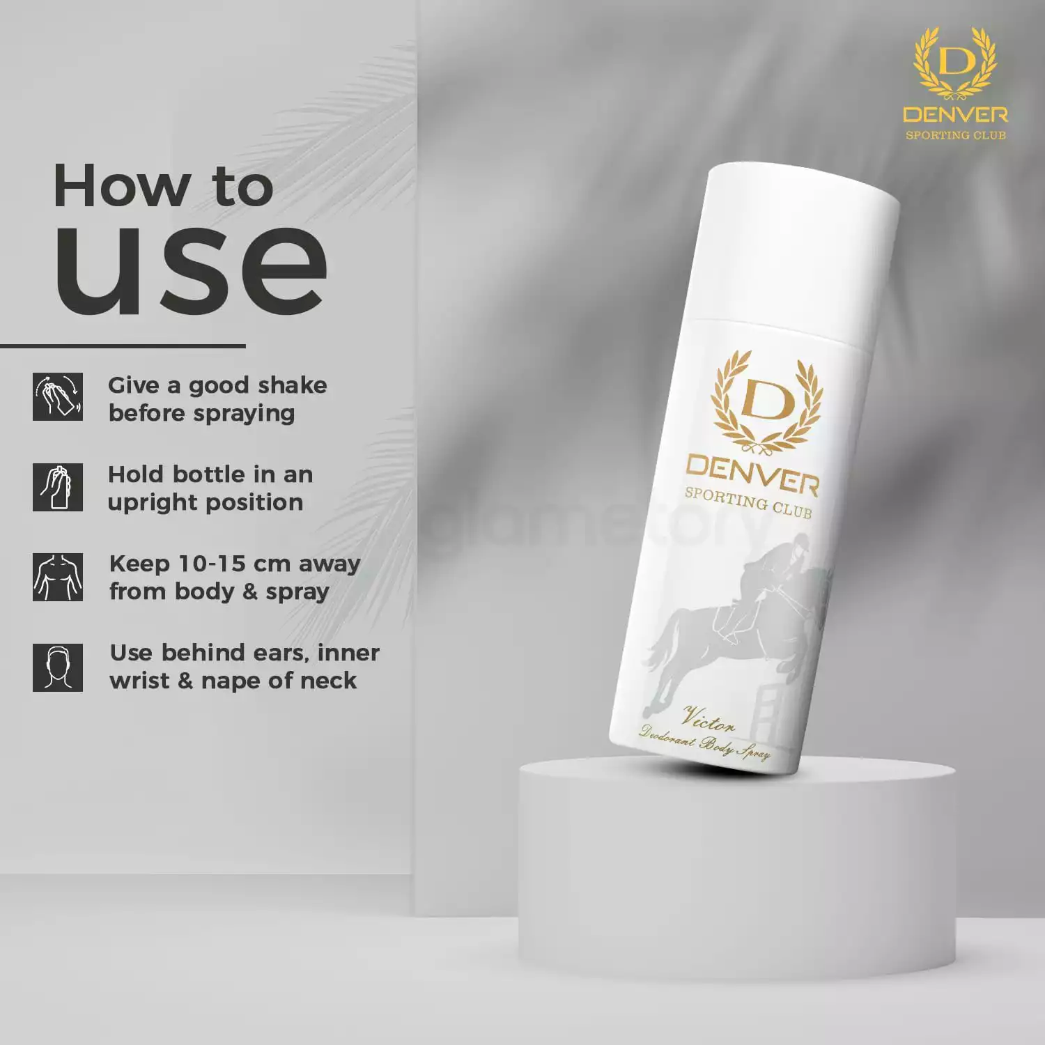 Denver Sporting Club Deodorant Body Spray Victor-165ml thumbnail 6